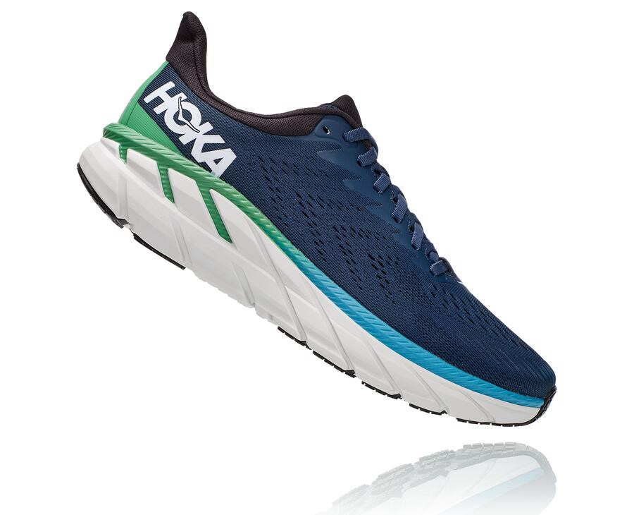 Tenis Hoka One One Masculino Azul Marinho - Clifton 7 - 732-VQWNCH